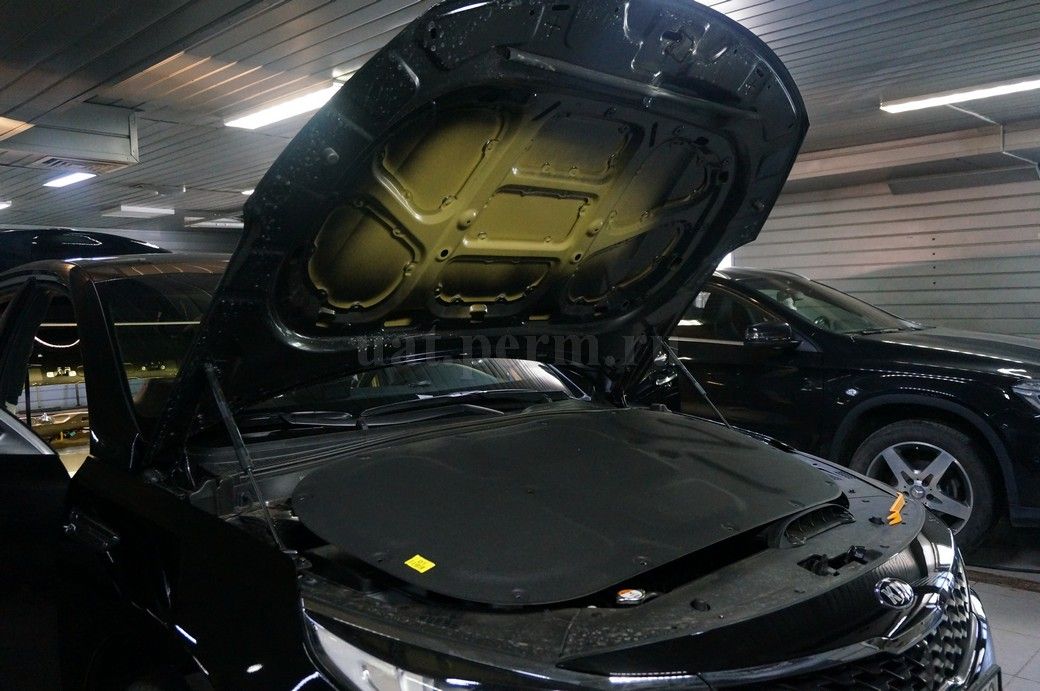 KIA Optima - шумоизоляция капота