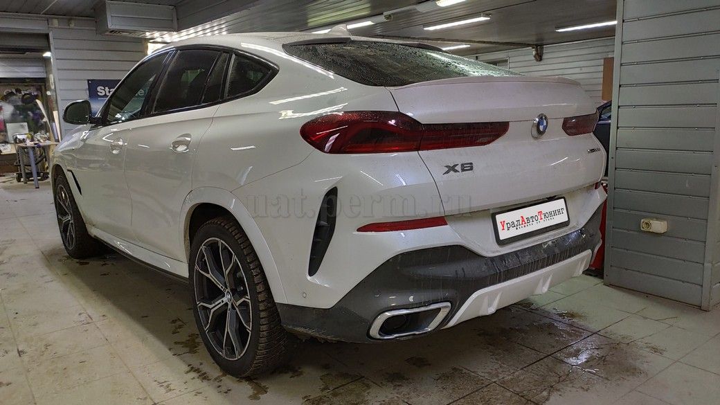 Установка автосигнализации Pandect X-1800L на BMW X6 (G06)