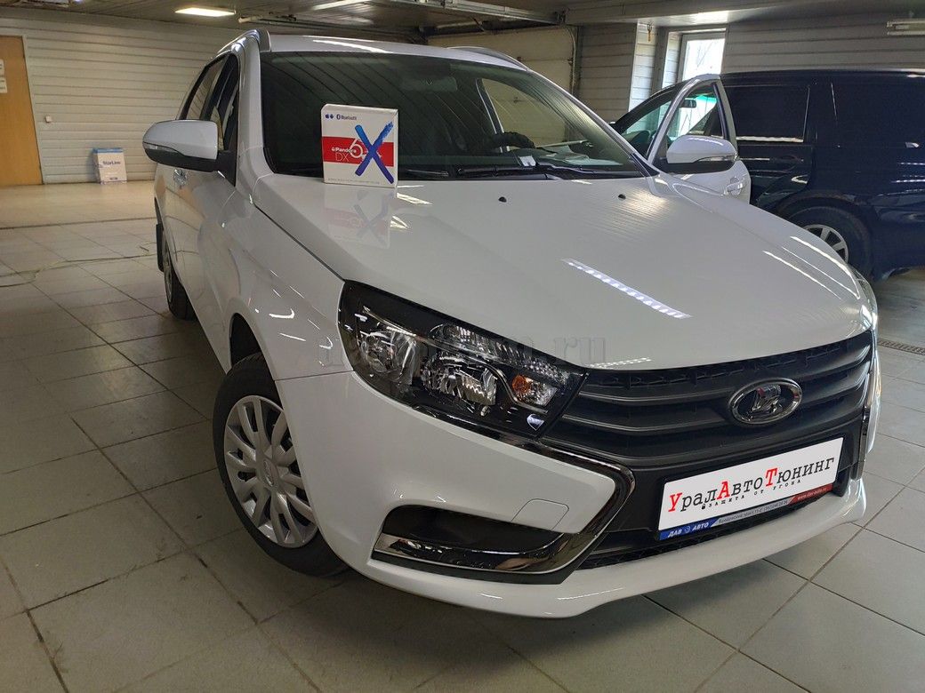 Lada Vesta - Установка автосигнализации Pandora DX-6X