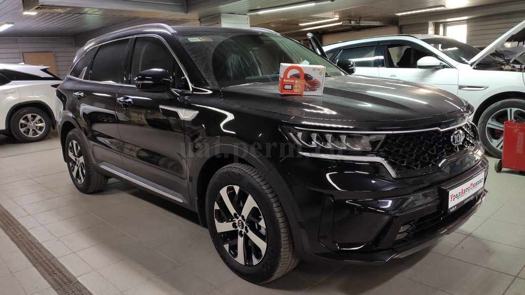 Установка автосигнализации StarLine E96 (v.2) на Kia Sorento