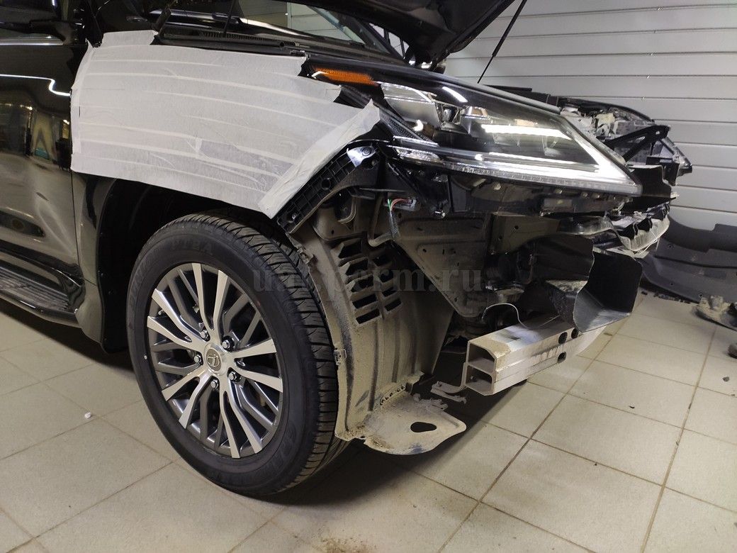  Lexus LX570 - установка охранного комплекса
