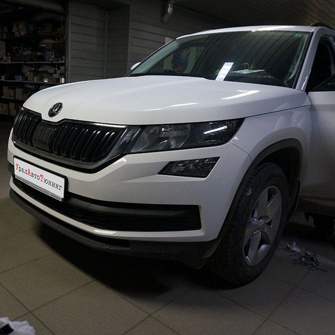 Установка автосигнализации StarLine A93 на Skoda Kodiaq