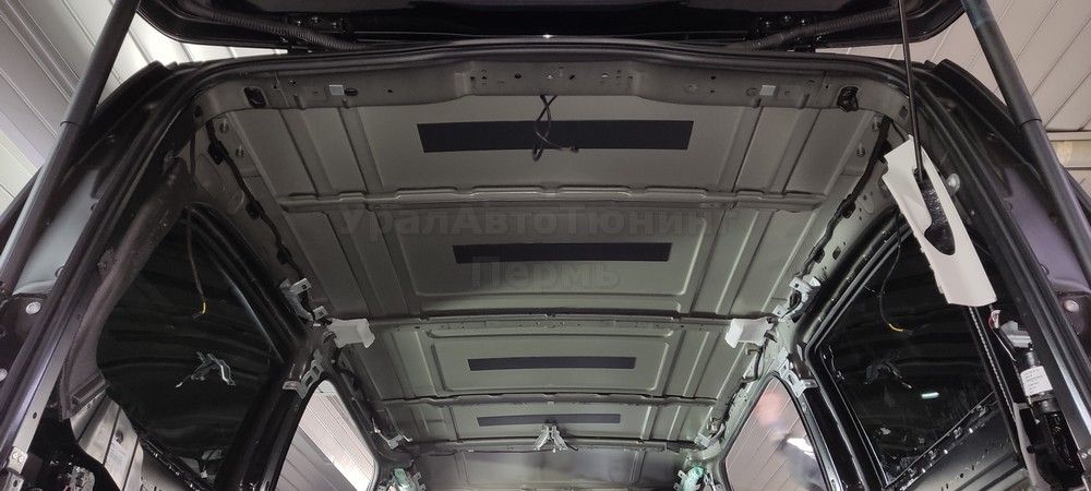 Шумоизоляция крыши Mercedes V250