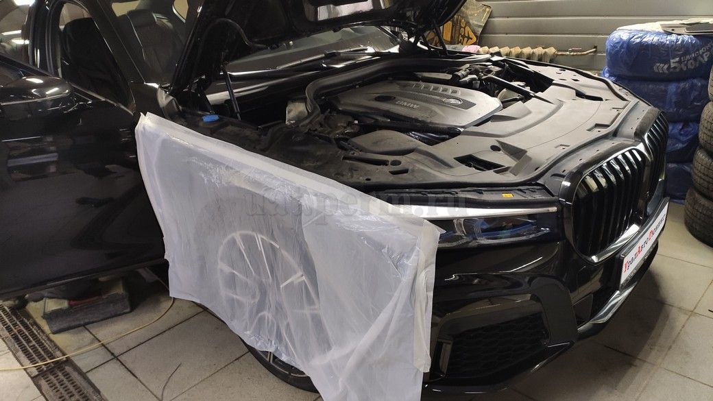 BMW 730 - Установка автосигнализации Pandora DXL 4710