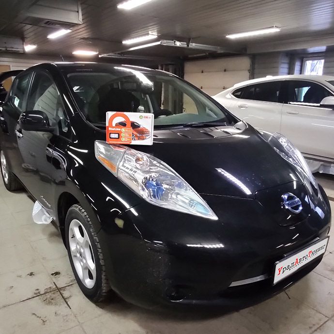 Установка автосигнализации StarLine E96 на Nissan Leaf