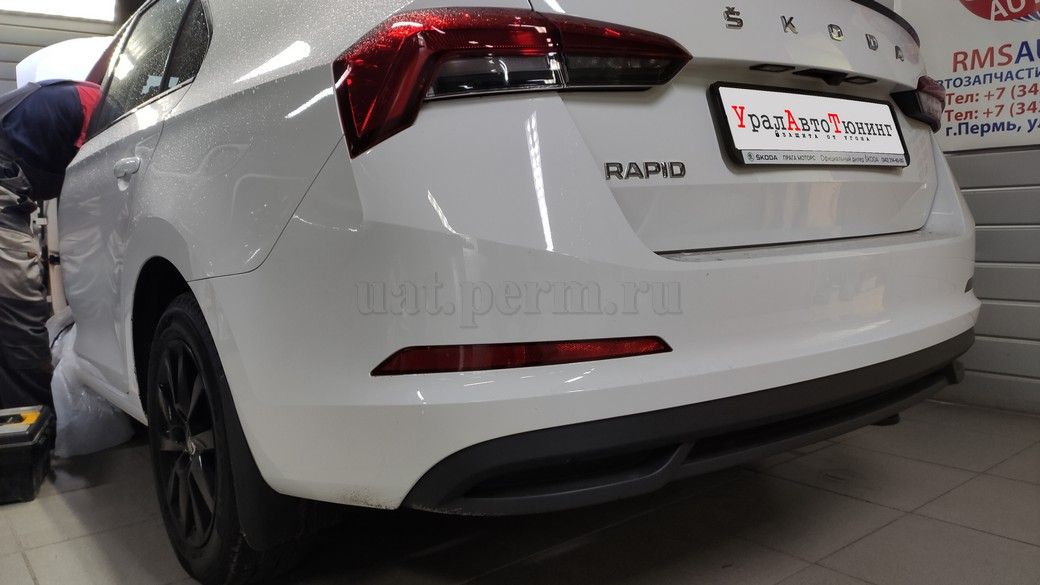 Skoda Rapid - установка автосигнализации StarLine S96