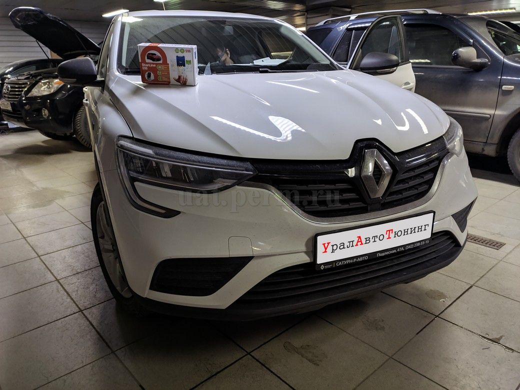 Renault Arkana - установка автосигнализации StarLine S96