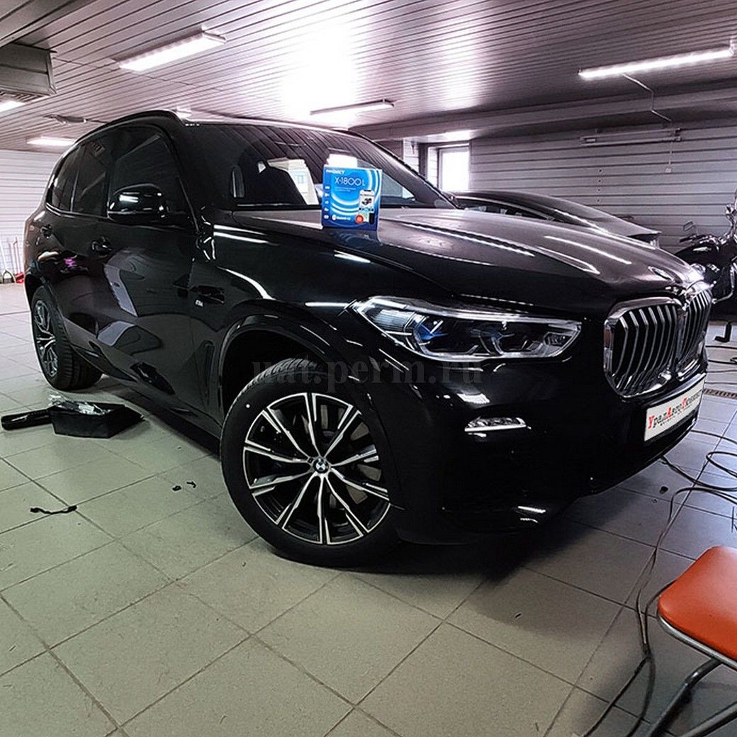 Установка автосигнализации Pandect X-1800L на BMW X5