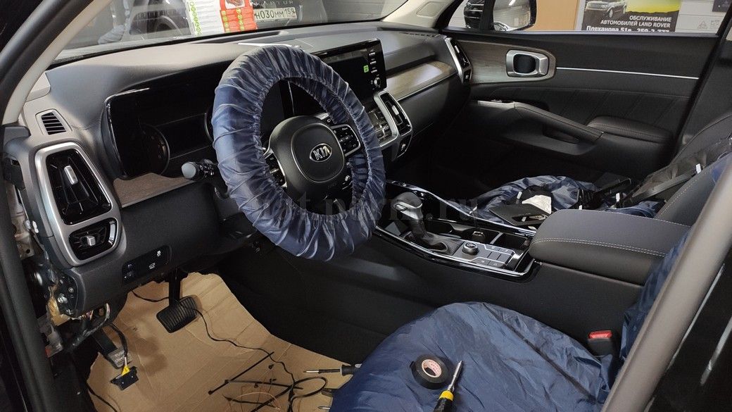 Установка автосигнализации StarLine E96 (v.2) на Kia Sorento