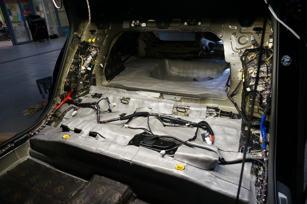 KIA Optima - шумоизоляция багажника