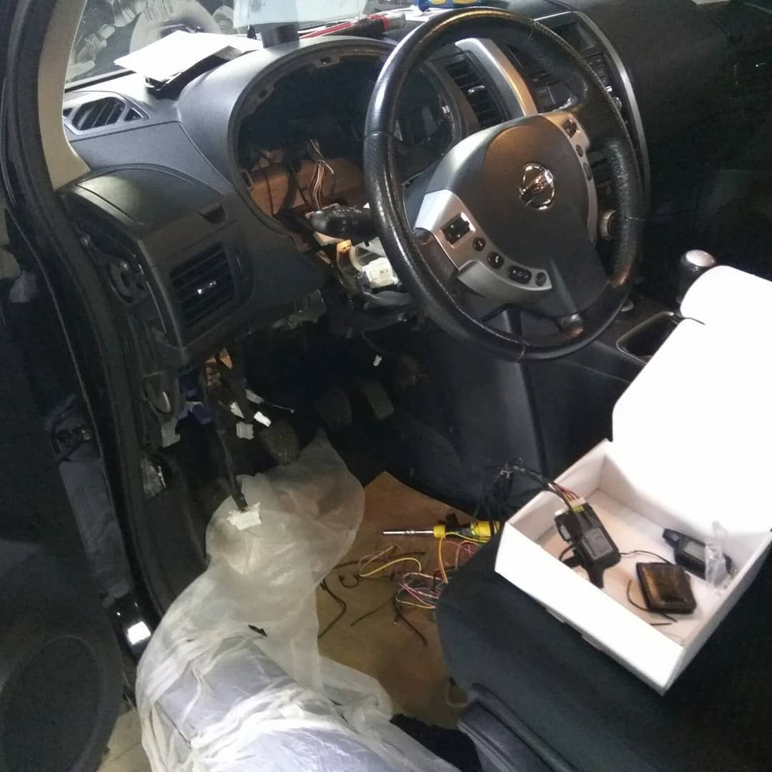 Nissan X-Trail - Установка автосигнализации Pandora 3110