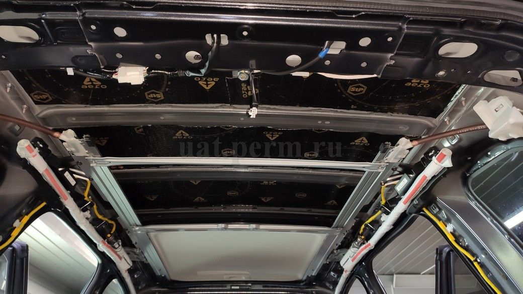 Subaru Forester - шумоизоляция крыши