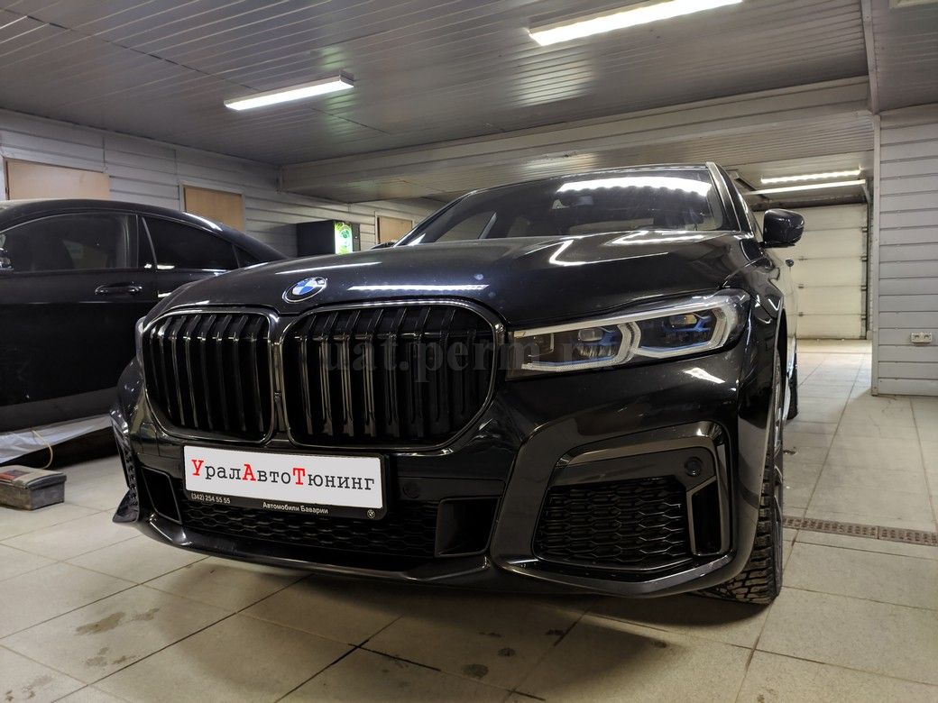 BMW 730 - Установка автосигнализации Pandora DXL 4710