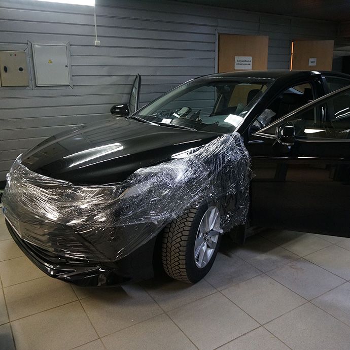 Toyota Camry - Установка охранного комплекса