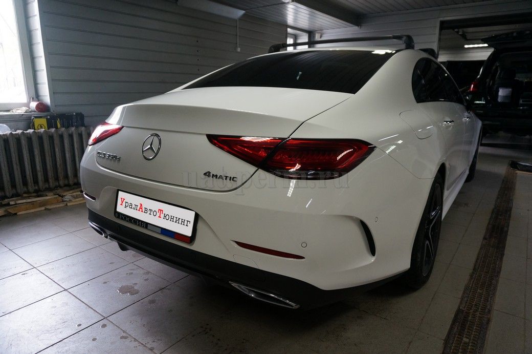 Mercedes-Benz CLS 350d - установка автосигнализации Pandect X-1800BT