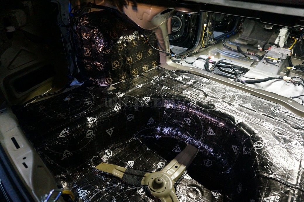 KIA Optima - шумоизоляция багажника