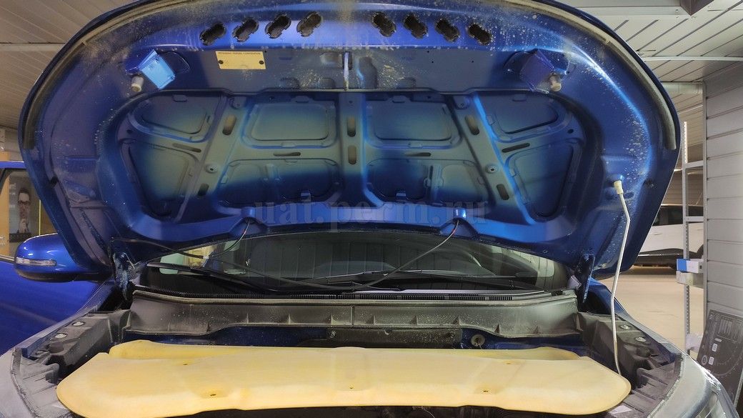 Шумоизоляция капота Mitsubishi ASX